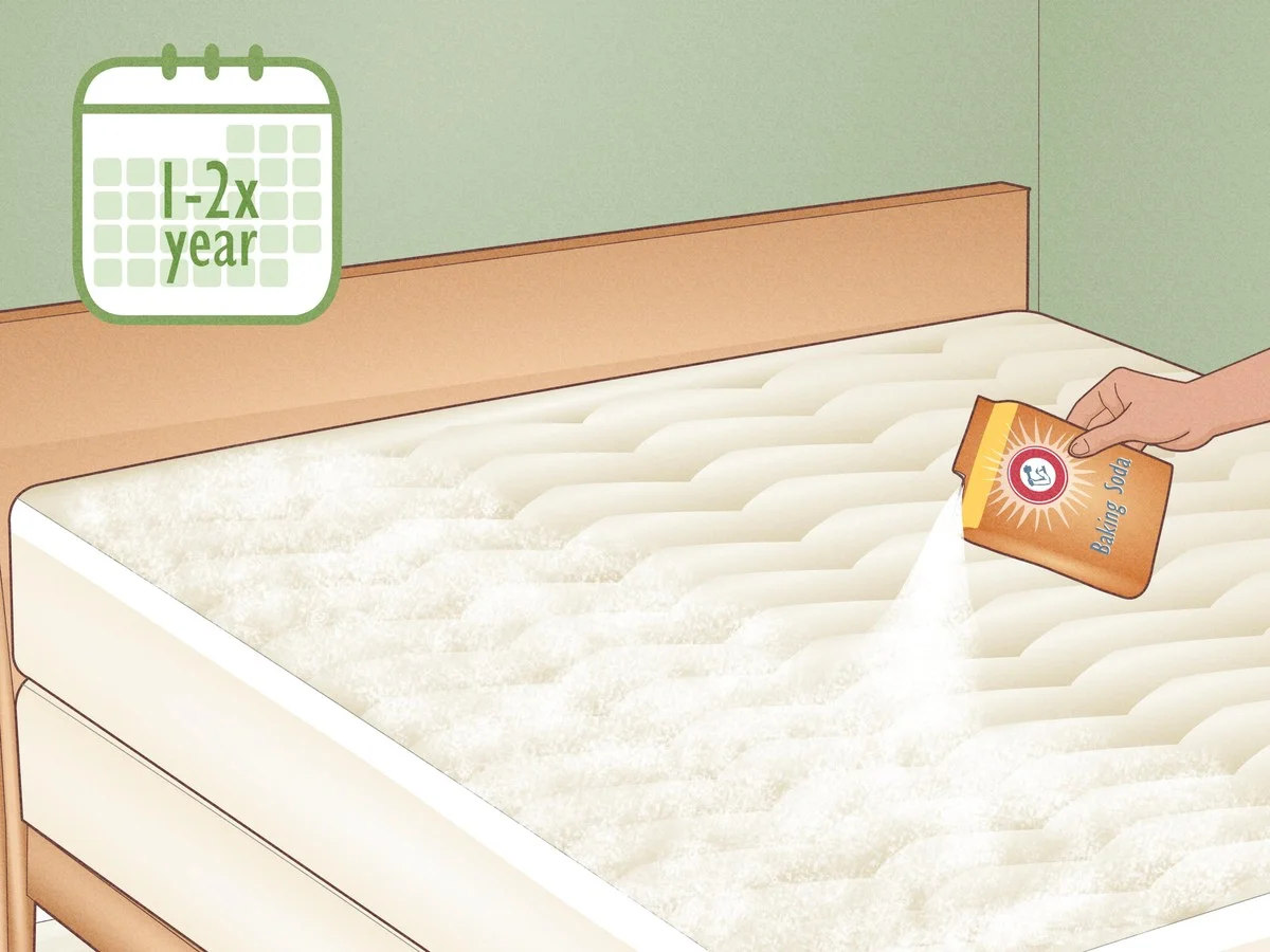 Bakingsoda op je matras: de 20-minuten-truc tegen stofmijten