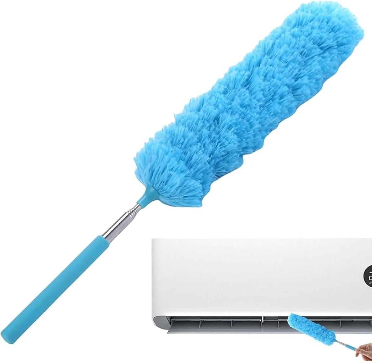 Een oude kous als stofmagneet: hoe je achter kasten schoonmaakt zonder te bukken - image 2