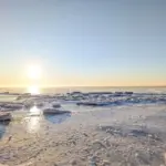 Betoverende ijsprinses aan de Baltische Zee: de magie van de Palanga-kust deze winter