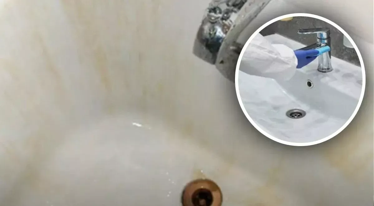 De verrassende badkamerreiniger: 3 eetlepels baking soda en peroxide smelten kalk en schimmel weg