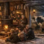 Hoe overleefden ze in de bitterkoude winter in oude Litouwse boerderijen?