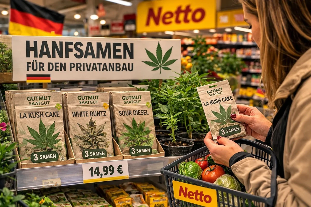 In de supermarkt: Cannabiszaadjes tussen tomaten- en basilicumpotjes